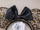 Disney Parks Animal Kingdom Leopard Print Sequin Minnie Ears Headband New