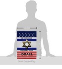 We Stand With Israel Flag Pole Set Bandera De Israeli Strong Pray For Support   