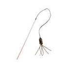 Vee Purrfect Cat Toy Natural Leather Bouncer Clear Wand Flex Cable Interactive