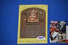 Frank Robinson Hand Signed Autographed Hall Of Fame Plaque Card Psa Authentic
