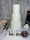 3 Tier Fake Cake 18 Inches Tall - Add Wedding Cake Toppers   Cake Decorations