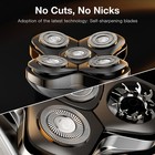 5d Head Shavers For Bald Men - 6 In 1 Kensen Upgraded Magnetic Medium  Silver