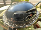 Vintage Glossy Jet Black Stone Bolo Sterling Silver Southwestern Cowboy Wedding