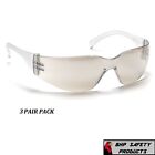 Pyramex Intruder Safety Glasses Indoor outdoor Mirror I o Lens S4180s  3 Pair 