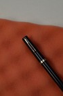 Vintage Fountain Pen Black Gold Tone Nib Osmiroid Italic Medium