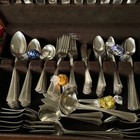 Vintage 138pc 1881 Rogers A1 Silverplate Set Henley 1930 Art Deco Service For 12