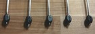 5 Coffee Bean Silver Spoons Set England With Bean Attached To Handle