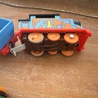 Brio Thomas   Friends Wooden Train Engine  1 W  Blue Wagon   Green Crane Mb-106