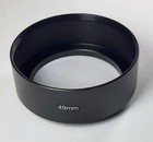 49mm Metal Lens Hood Anti Glare Sun Shade Screw-in Mount 49 Mm High Quality E49
