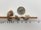 3 Natural Holey Beach Rocks Hag Stones 1 4    Hole Adder Fairy Wish Mystic Q5b Usa