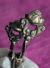 Georg Jensen Sterling Sugar Tongs Denmark Acorn Beautiful Patina