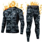 Thermal Underwear For Men  Winter Base Layer Set Tops   Long Johns Large Camo