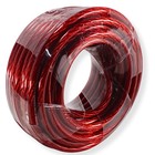 25ft Pre Cut 0 Gauge Red black Cca Power ground Wire Coil For Car Audio Systems