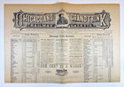 Railroad  1883 Chicago Grand Trunk Railway Timetable No  1