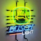  busch Light  Beer Neon Sign 24 x20  Beer Bar Pub Man Cave Wall Decor