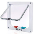 Pet Cat Kitty Door 4-way Locking Kitten Entry   Exit Safe Gate 5 7  X 6 1  Flap