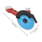 110v 25 6in Circular Concrete Cut Off Saw Cutting Machine Cutter Wet Dry Us Ship