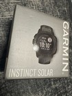 Garmin Instinct Solar Rugged Gps Smartwatch 45mm Graphite -  010-02293-10  - New