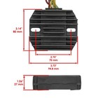 Regulator Rectifier For Suzuki Sv650 Sv650a Sv650s Sv650sa 2003-2009