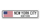 Personalized Any Country Flag city And State Aluminum Street Sign