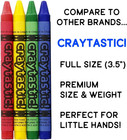 25 Sets Of 4-packs In Cello  100 Count Total Bulk Crayons  - Large Box Of Crayon