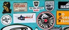 30  - Different   Authentic - Sport Fishing Decals Lot - Offshore Vinyl Stickers