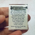 Vintage Kewpie Rose O neill Usa 34 Cent Stamp Acrylic Brooch Pin  Collectible