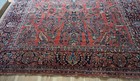 Antique  Sarouk Rug 8 9 x11 6 