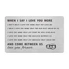  I Love You Most Gifts For Him Men  Husband Christmas From Wife Wallet Card  