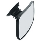 11050 Suction Cup Rearview Mirror  Black  8  W X 4  H