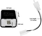Adjustable 2 Prong Electronic Led Flasher Relay With Wires For Bikes Motorcycles
