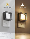 Led Night Light  Night Lights Plug Into Wall  2 Pack  With Dusk-to-dawn Sensor  