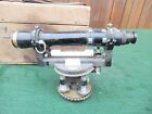 Vintage  Brass Transit Surveyor With  Wooden Box 