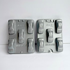 Lot Of 2 Vintage Jello-o Nascar Race Car Jiggler Molds 5 Cars Each