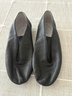 Bloch Ladies Super Jazz Size 5  Slip On Split Sole Black Leather Dance Shoes