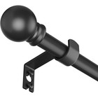 Heavy Duty Adjustable Curtain Rod Metal Easy Installation Window Treatment New
