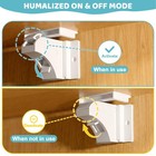 Magnetic Cabinet Locks 4 Locks   1 Key  Baby Proofing Child Safety Locks For    