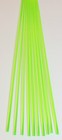 10 Pcs 1 8    Diameter X 12    Long Fluorescent Green Acrylic Plexiglass Plastic Rod