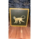 Vintage Hand Painted Monkey Treasure Box