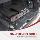 Royal Gourmet 3-in-1 Portable Gas Griddle With Side Burner And Lid For Outdoor