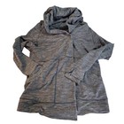 Lululemon Find Your Centre Wrap Jacket 6 Heathered Gray Hooded Yoga Athleisure