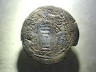 C ad 470-565 Hunnic Nezak Huns  napki Malka Series  Ar Drachm Hephthalites  Raw