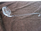 Vintage Hand Made Glass Punch Bowl Ladle Mint Condition