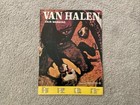 Van Halen 1981 Fair Warning Lp   Tour Dates Original Print Poster Type Ad
