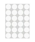  3 4 Inch Circle Sticker Labels  Easy To Write On Round Colored Stickers  White