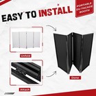 White Black Dj Event Facade Scrim Metal Frame Booth With Travel Bag Case