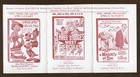 Regent Theater Handbill Flyer Advertisement  Vintage 1962   Pinocchio  3 Stooges