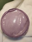 Fascinator In Lavender Covered Sequin Fabric   Headband Loop In Top   5 5 Inch