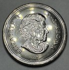 2004 Canadian Colorized Poppy Quarter 25cent Bu Uncirculated Spy Coin        nice  