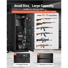 Uimoso 10-12 Rifles Gun Safe Rifle Safe With Lock Digital Keypad Removable Shelf